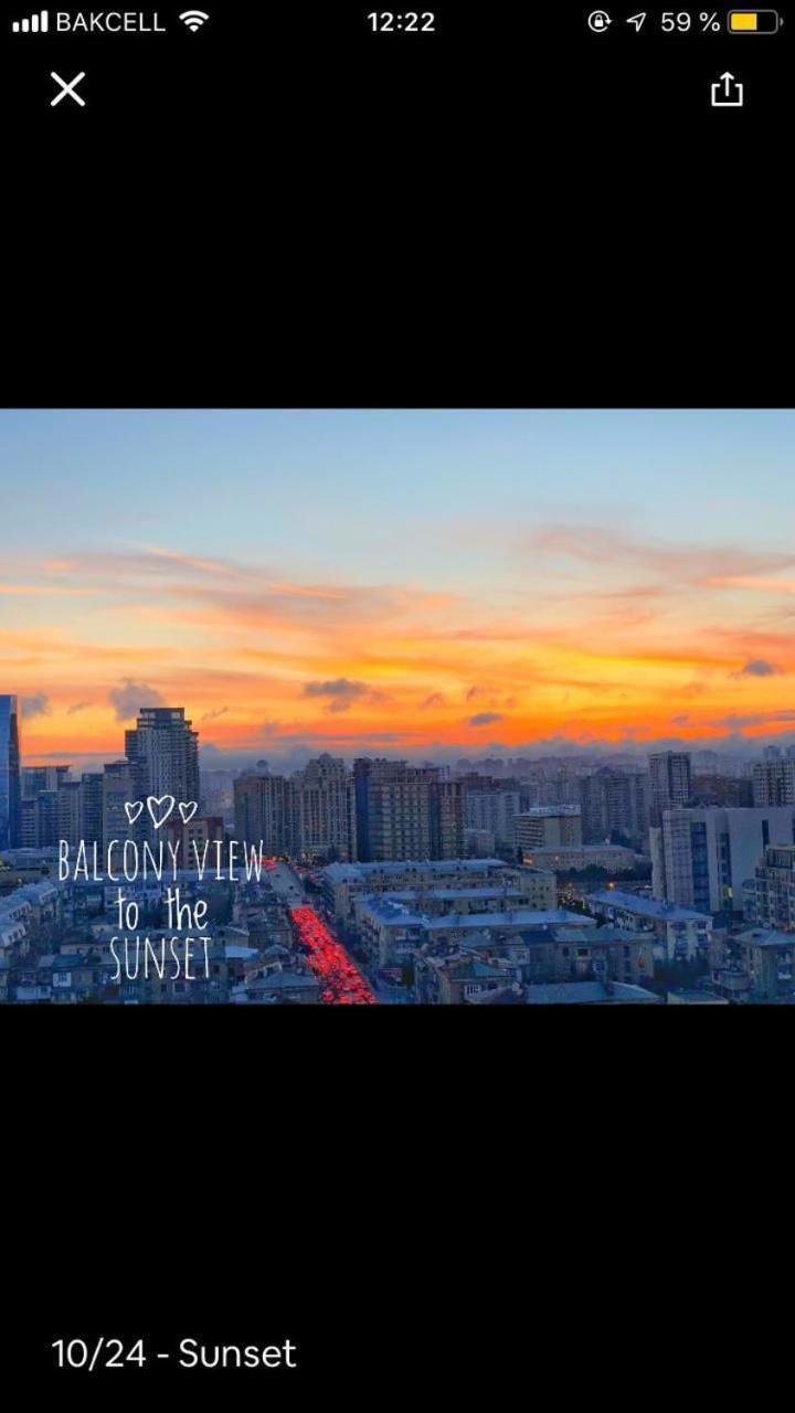 באקו Sea View Couple Apartmant At Boulvard,Near Nizami Street מראה חיצוני תמונה