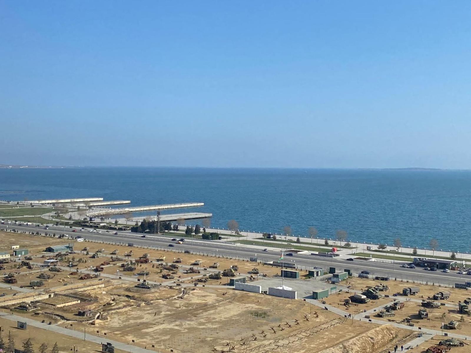 באקו Sea View Couple Apartmant At Boulvard,Near Nizami Street מראה חיצוני תמונה
